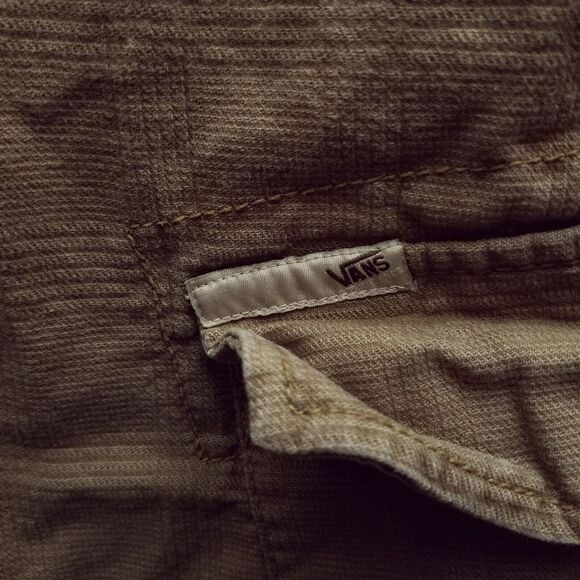 Vans Men's 30 Skull King Tan Cargo Shorts Pockets 100% Cotton 33" 11.5" 12.25" - Picture 7 of 14